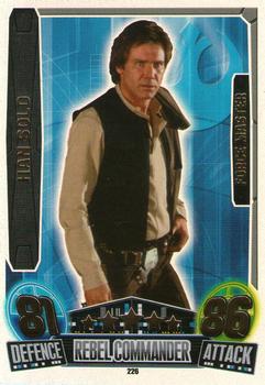2013 Topps Force Attax Star Wars Movie Edition Series 3 #226 Han Solo Front