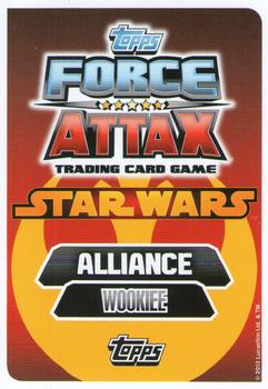 2013 Topps Force Attax Star Wars Movie Edition Series 3 #228 Chewbacca Back