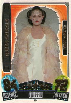 2013 Topps Force Attax Star Wars Movie Edition Series 3 #234 Queen Amidala Front
