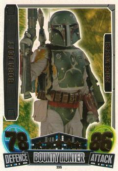 2013 Topps Force Attax Star Wars Movie Edition Series 3 #235 Boba Fett Front
