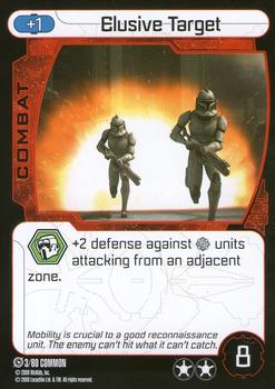 2008 Star Wars Pocketmodel TCG Clone Wars Tactics #3 Elusive Target Front