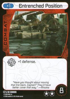 2008 Star Wars Pocketmodel TCG Clone Wars Tactics #5 Entrenched Position Front