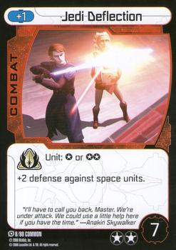 2008 Star Wars Pocketmodel TCG Clone Wars Tactics #8 Jedi Deflection Front