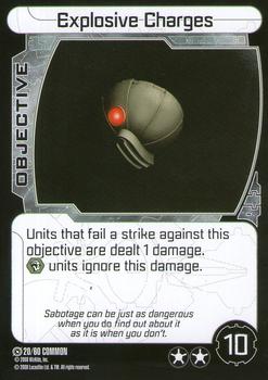 2008 Star Wars Pocketmodel TCG Clone Wars Tactics #20 Explosive Charges Front