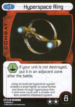 2008 Star Wars Pocketmodel TCG Clone Wars Tactics #23 Hyperspace Ring Front