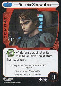 2008 Star Wars Pocketmodel TCG Clone Wars Tactics #54 Anakin Skywalker Front