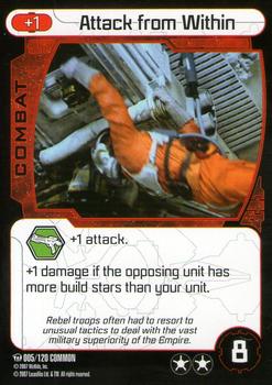 2007 Star Wars Pocketmodel TCG Ground Assault #5 Attack from Within Front