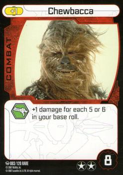 2007 Star Wars Pocketmodel TCG Ground Assault #83 Chewbacca Front