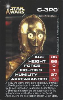 2003 Top Trumps Star Wars #NNO C-3PO Front