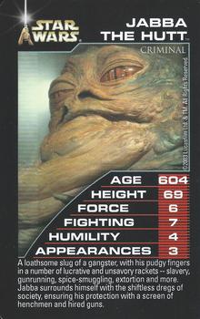 2003 Top Trumps Star Wars #NNO Jabba The Hutt Front