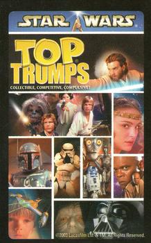 2003 Top Trumps Star Wars #NNO Aurra Sing Back