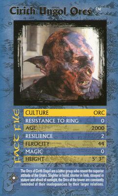 2003 Top Trumps Specials The Lord of the Rings The Return of the King #NNO Cirith Ungol Orcs Front