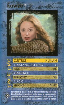 2003 Top Trumps Specials The Lord of the Rings The Return of the King #NNO Eowyn Front