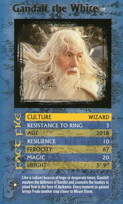 2003 Top Trumps Specials The Lord of the Rings The Return of the King #NNO Gandalf the White Front
