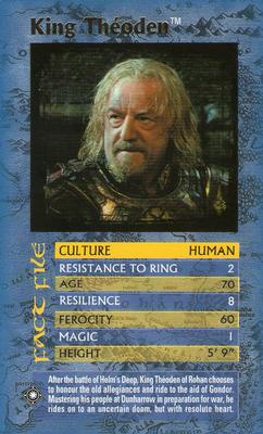 2003 Top Trumps Specials The Lord of the Rings The Return of the King #NNO King Theoden Front