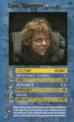 2003 Top Trumps Specials The Lord of the Rings The Return of the King #NNO Sam Gamgee Front