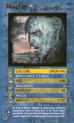 2003 Top Trumps Specials The Lord of the Rings The Return of the King #NNO Shagrat Front
