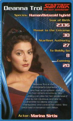 2009 Top Trumps Specials Star Trek #NNO Deanna Troi Front