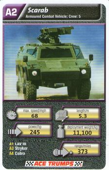 2010 Ace Trumps Military Vehicles #A2 Scarab Front