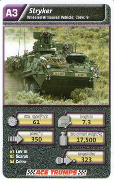 2010 Ace Trumps Military Vehicles #A3 Stryker Front
