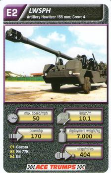 2010 Ace Trumps Military Vehicles #E2 LWSPH Front