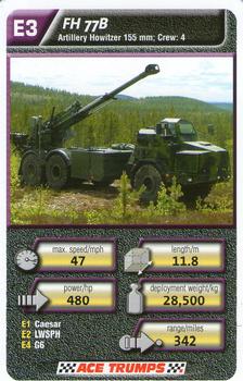 2010 Ace Trumps Military Vehicles #E3 FH 77B Front