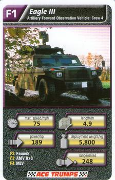 2010 Ace Trumps Military Vehicles #F1 Eagle III Front