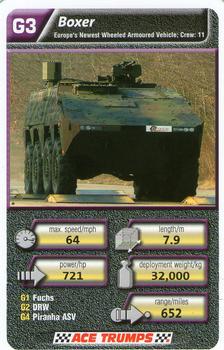 2010 Ace Trumps Military Vehicles #G3 Boxer Front