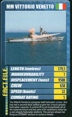 2002 Top Trumps Warships #NNO MM Vittorio Venetto Front