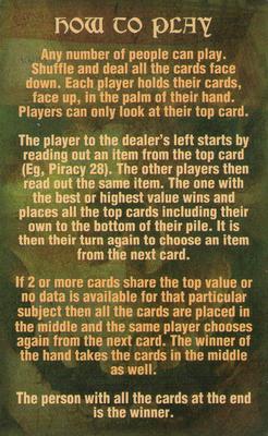 2006 Top Trumps Specials Pirates of the Caribbean Dead Man's Chest #NNO Title Card Back