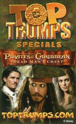 2006 Top Trumps Specials Pirates of the Caribbean Dead Man's Chest #NNO Cursed Pirate Back