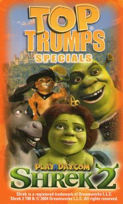 2004 Top Trumps Specials Shrek 2 #NNO Giant Gingerbread Man 
