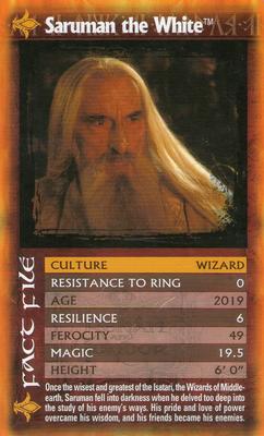 2004 Top Trumps Specials The Lord of the Rings The Two Towers #NNO Saruman the White Front