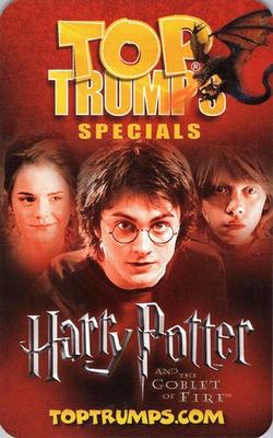 2005 Top Trumps Specials Harry Potter and the Goblet of Fire #NNO Barty Crouch Jr Back