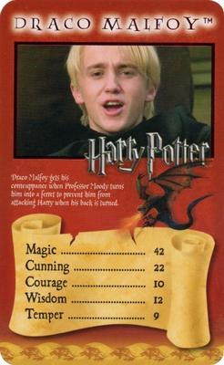 2005 Top Trumps Specials Harry Potter and the Goblet of Fire #NNO Draco Malfoy Front