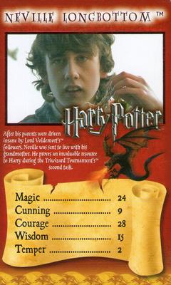 Harry Potter /& The Goblet Of Fire 2005 Top Trumps Specials Card Neville