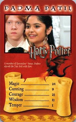 2005 Top Trumps Specials Harry Potter and the Goblet of Fire #NNO Padma Patil Front