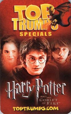 2005 Top Trumps Specials Harry Potter and the Goblet of Fire #NNO Rubeus Hagrid Back