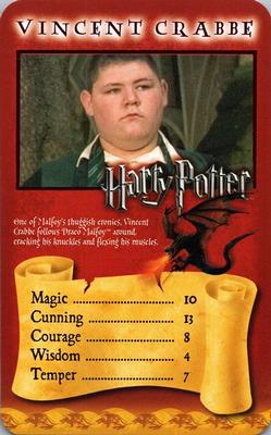 2005 Top Trumps Specials Harry Potter and the Goblet of Fire #NNO Vincent Crabbe Front