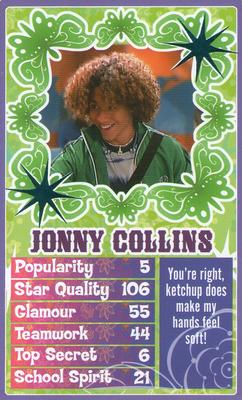 2008 Top Trumps Specials Hannah Montana #NNO Jonny Collins Front