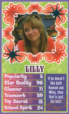 2008 Top Trumps Specials Hannah Montana #NNO Lilly Front
