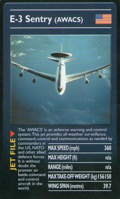 2002 Top Trumps Ultimate Military Jets #NNO E-3 Sentry (AWACS) Front