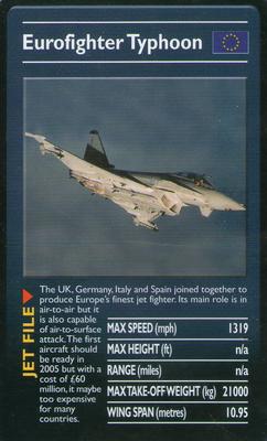 2002 Top Trumps Ultimate Military Jets #NNO Eurofighter Typhoon Front