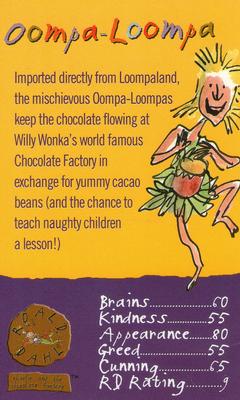 2003 Top Trumps Specials The World of Roald Dahl Goodies and Baddies #NNO Oompa-Loompa Front