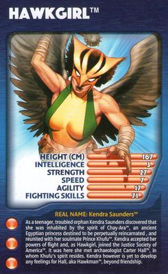 2006 Top Trumps Specials DC Super Heroes 2 #NNO Hawkgirl Front