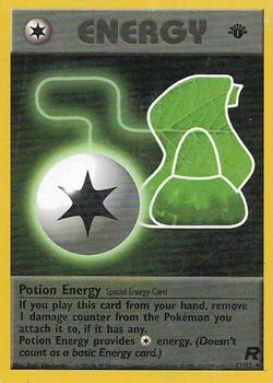2000 Pokemon Team Rocket First Edition #82/82 Potion Energy Front