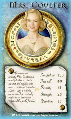 2007 Top Trumps Specials The Golden Compass #NNO Mrs. Coulter Front