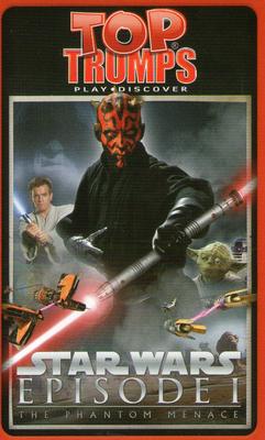 2012 Top Trumps Star Wars Episode 1 #NNO Anakin Skywalker Back