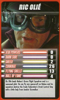 2012 Top Trumps Star Wars Episode 1 #NNO Ric Olie Front