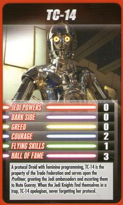 2012 Top Trumps Star Wars Episode 1 #NNO TC-14 Front